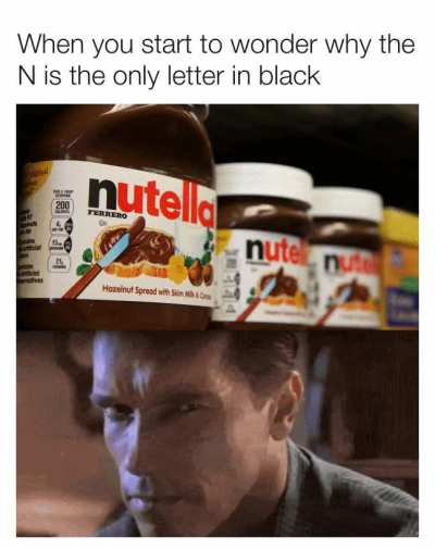 Nutella you have some explaining