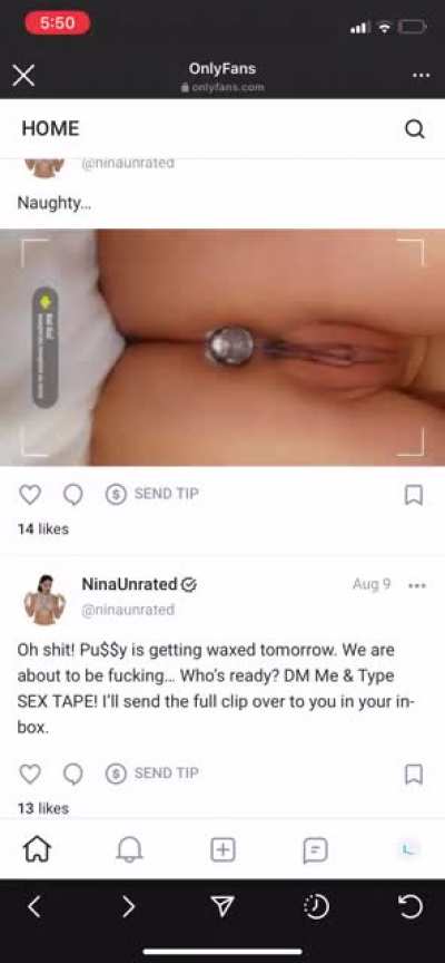 This the most recent vid she made and bru if y&rsquo;all keep asking me to pay for that 10 sec sucking dick vid hit my cash app if it was longer I would of used my own money to buy it