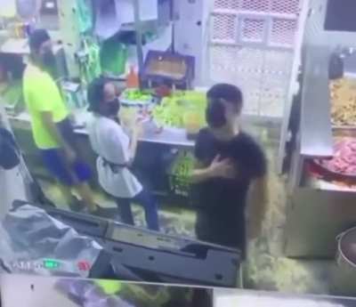 Young employee sick with new disease