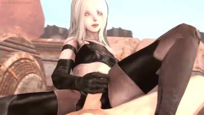 A2 handjob lesson
