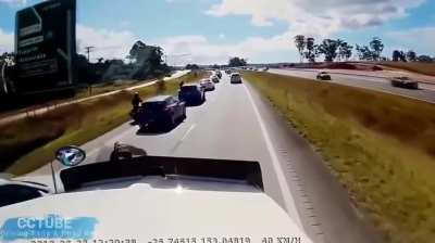 " I Know. I'll Cut In Front Of This SEMI. " 😄