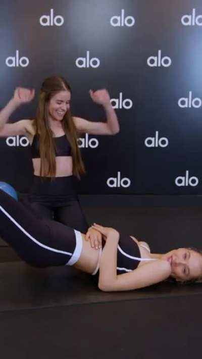 Looks best when she is in her workout attire