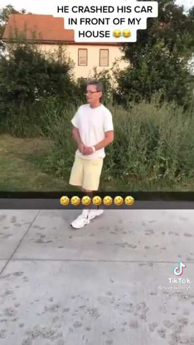 Dude can&rsquo;t even stand and wipes out