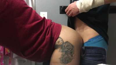 Baddie fucked in her bathroom