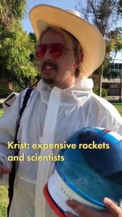 Billionaire tries to launch himself into space on the cheap