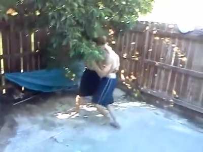 Throwing some hands