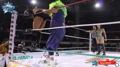La hiedra spanked and wedgied