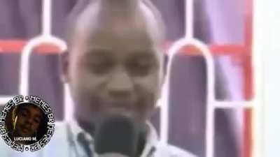 Cabo a palhaçada, pastor tá on