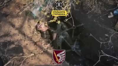 Russian in Trench Commits Suicide Right Before FPV Drone Strikes 