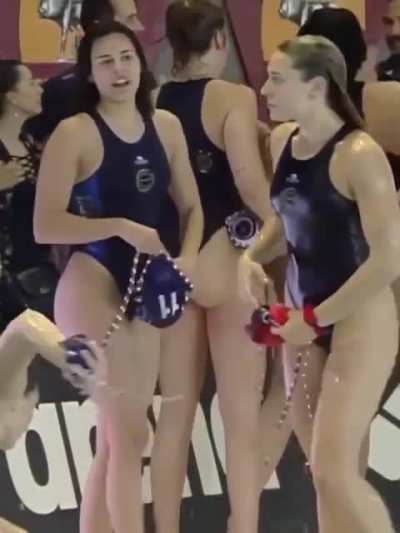 Water polo ass is the best (Aurora Longo)