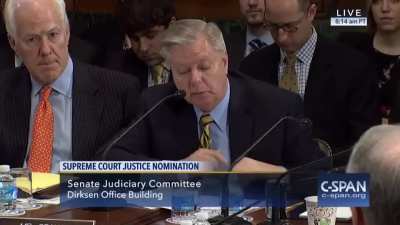 &ldquo;I want you to use my words against me. If there&rsquo;s a Republican president in 2016 and a vacancy occurs in the last year of the first term, you can say Lindsey Graham said let&rsquo;s let the next president, whoever it might be, make that nomination."