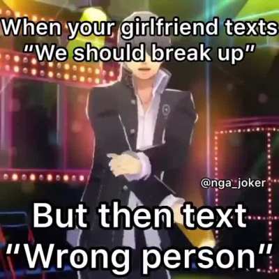 Yes it is a persona 4 meme. But i&rsquo;ve seen quite a few on here so.
