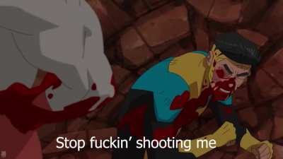 (invincible spoiler warning) it was a mis-input mark.