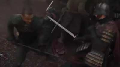 Daenerys Storms King's Landing, but to Metallica's For Whom the Bell Tolls. Without any editing, it's amazing how well this works.