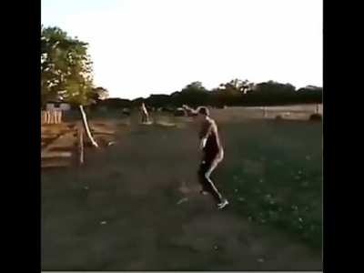 H2H after the whip comes back like a bull