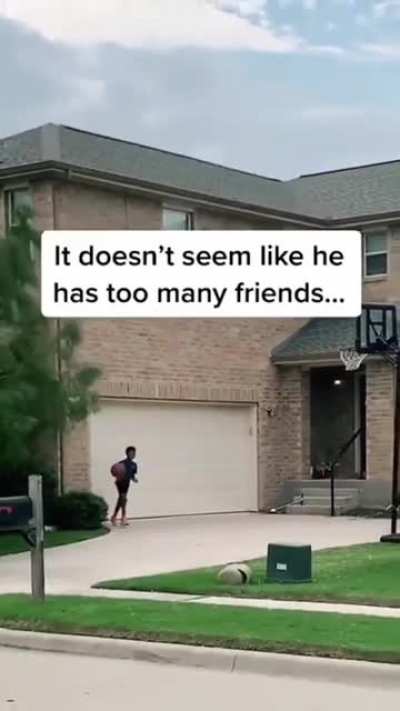 Making friends, playing alone is boring