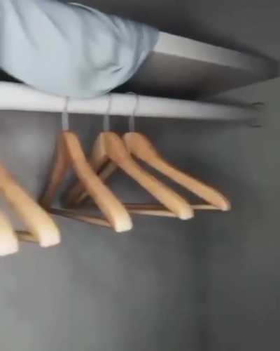 Thanks, I hate my closet.