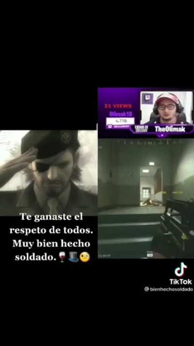 Se gan&oacute; mis respetos soldado