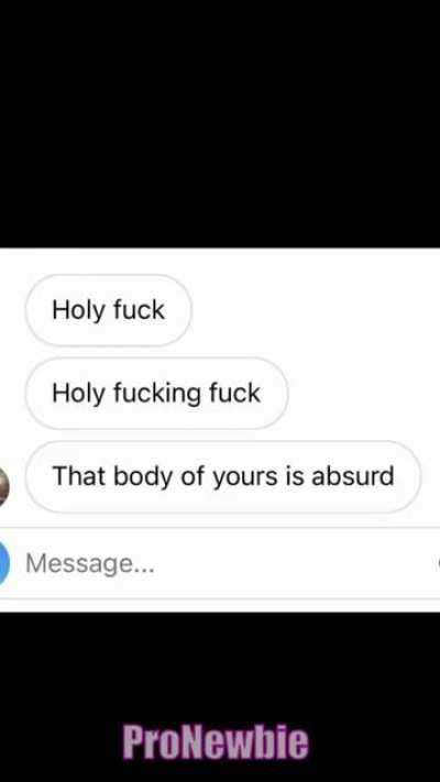 That body of yours is absurd