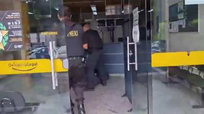 Bringing the evidence into the station...WCGW?