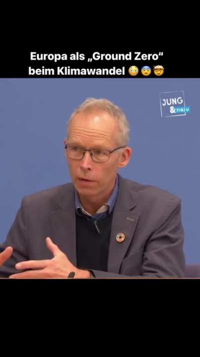 Klimaforscher Johan Rockstr&ouml;m in der BPK &uuml;ber den aktuellen Zustand der Klimakatastrophe