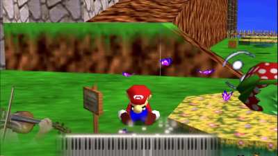 I made "Piranha Plant's Lullaby" from Super Mario 64 on piano &amp;amp; violin