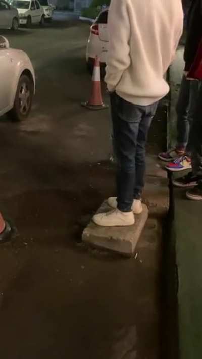 Jumping on bricks
