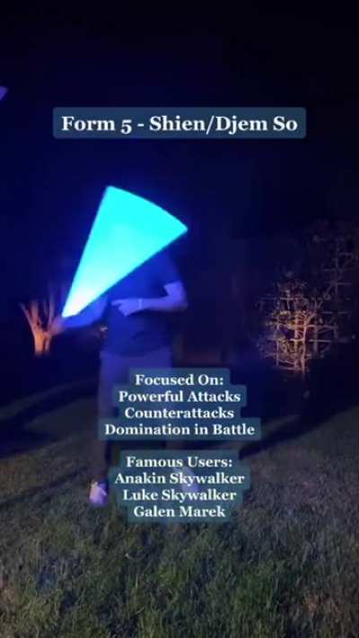 Not by me, but the 7 lightsaber forms explained simply.