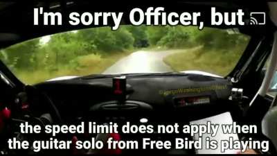 SPEED LIMIT NOT ENFORCED