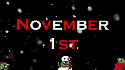 Chat on 31st Oct. vs 1st Nov.