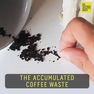Artist Ghidaq al-Nizar, from Indonesia, intentionally stains his work with coffee grounds left from his morning brew -- etching intricate scenes from coffee, leaves, his own fingerprints, and more unusual mediums.