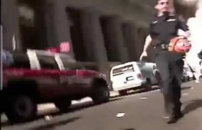 9/11. i can&rsquo;t caption this cameraman, someone do it.