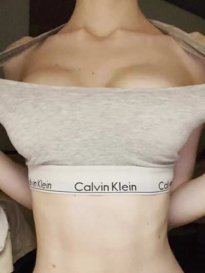 Flashing you so you can lick them. Would You