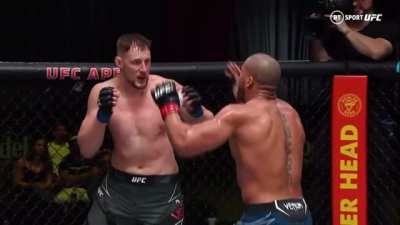 UFC Fight Night: Ciryl Gane Lands Huge Shots At Alexander Volkov