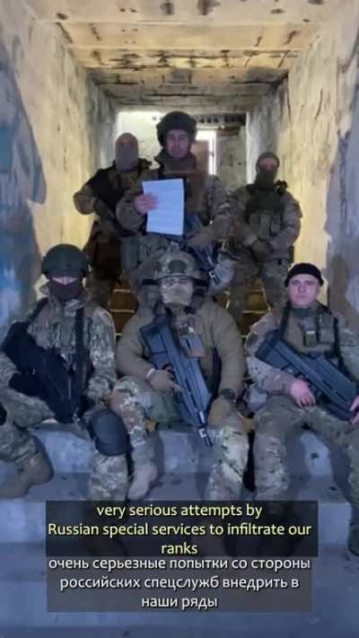 FoRL ⬜🟦⬜ 1.15.2023 [translated]: "💬In connection with the latest interest in our unit from the public, as well as Ukrainian, Russian and international media, we'd like to make a statement about the official procedures for communicating with the Legion, as