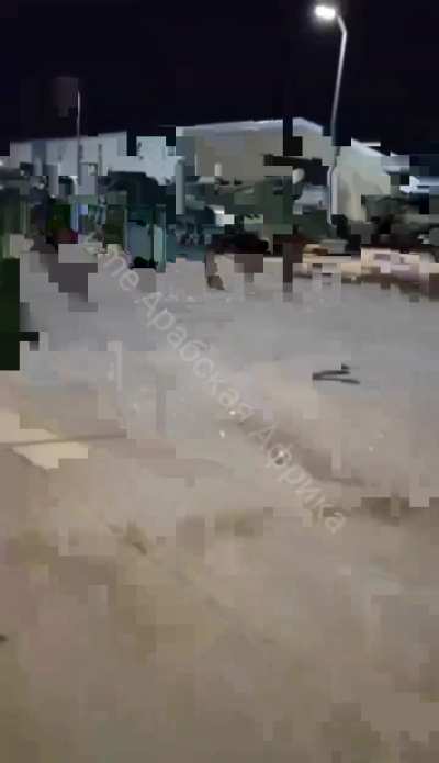 🇷🇺 🇱🇾 Local Libyan sources report that tanks were transferred to Haftar&rsquo;s special forces brigade from the Russian Federation, and they were delivered by sea through the port of Tobruk
