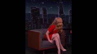 Jessica Chastain leg cross