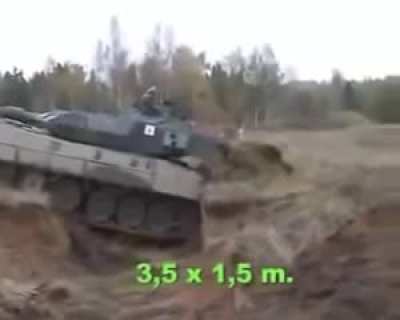 Tank vs wide trench