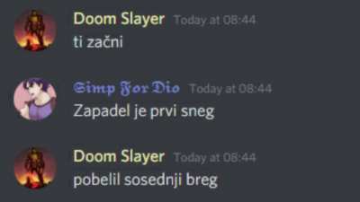 Dva tipa na discordu zapojeta "Na božično noč"
