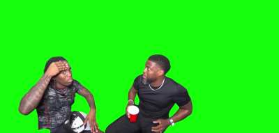 Kevin Hart saying "GOD DAMN! FUCK!" Green Screen Meme Template | Kai Cenat Livestream