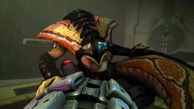 Biting viper