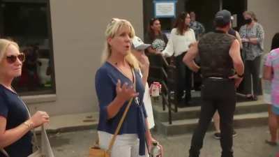 "This is tyranny"- antimasker heckling physician outside Williamson County, TN school district meeting