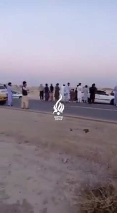 a video of skirmishes that have occurred near Iran-Afghanistan border this afternoon.