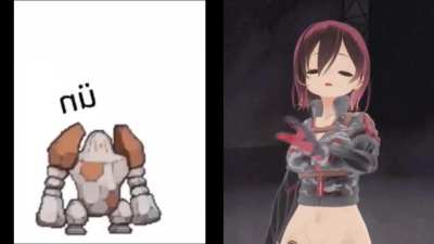 Regirock reaction to Roboco