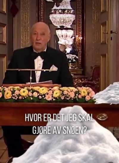 Kongens sp&oslash;rsm&aring;l til folket.