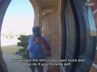 Does your Amazon delivery driver hate you this much?