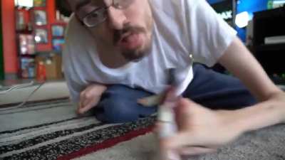 He's unboxing Jesus