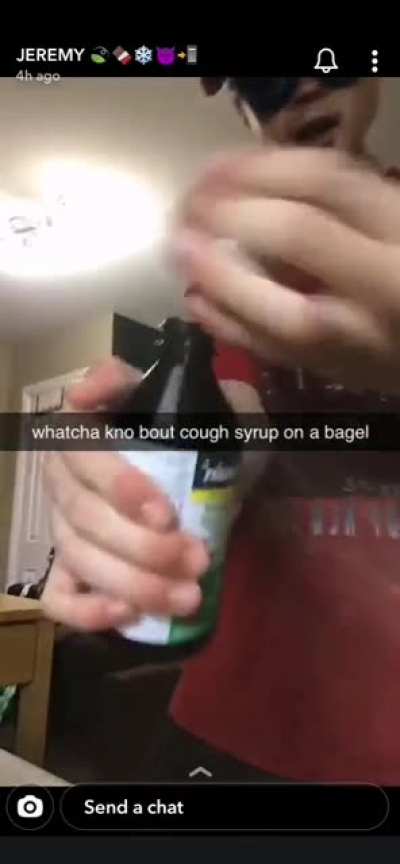 He's got the tussin