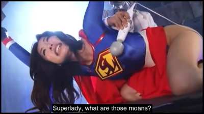 GIMG-41: Superlady - Kaori Maiki | Bounded by powerful kryptonite chains, Superlady find herself in another sticky situation. | EroJapanese.com - The Largest Catalog of JAV with English Subtitles