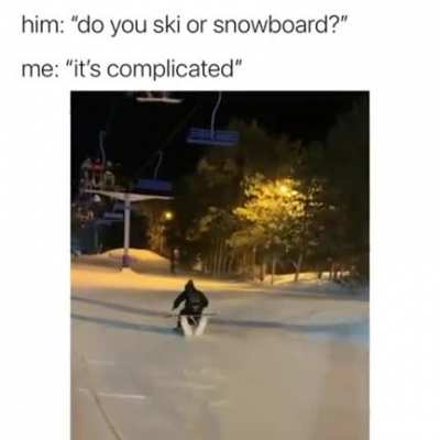 The best way to ski